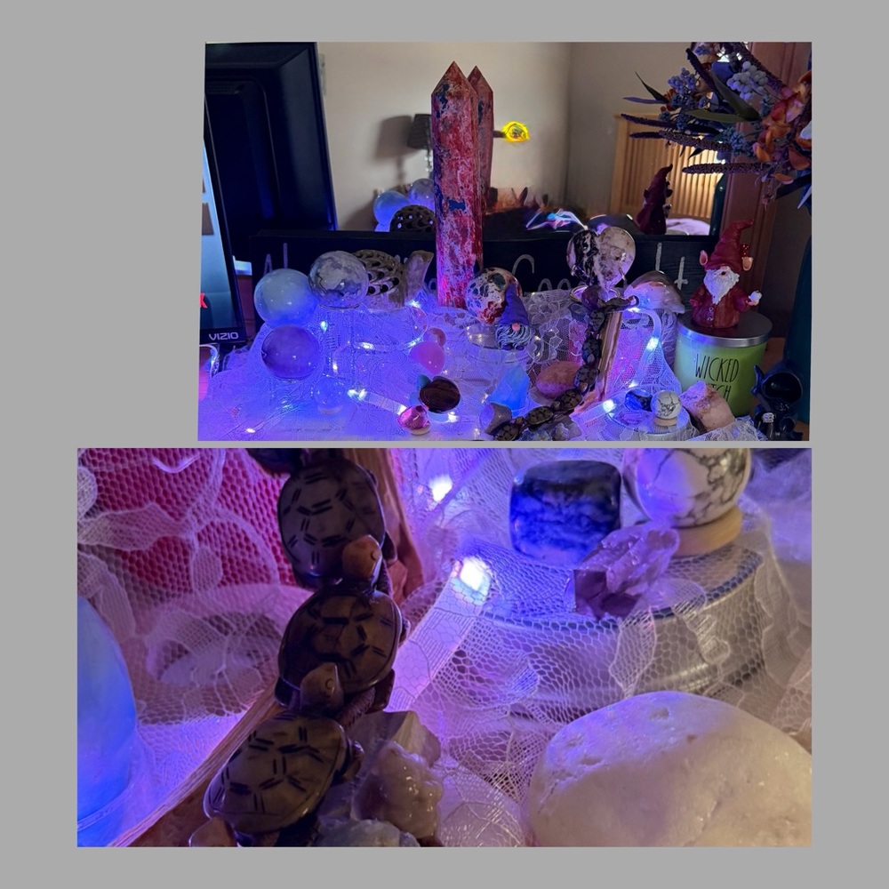 Decorative Crystal and Stone Set